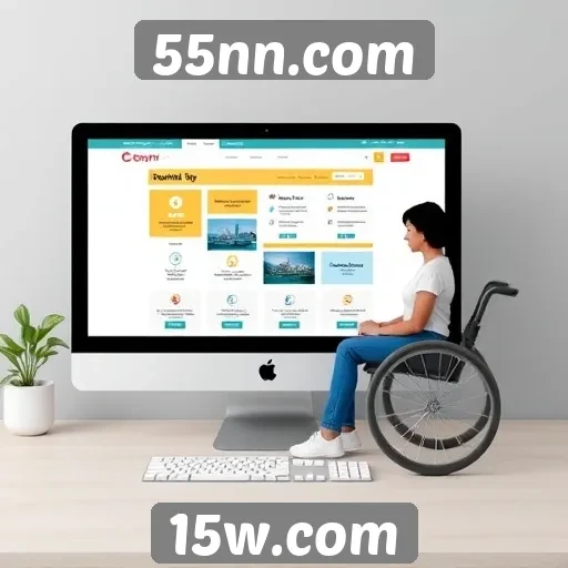 Acessibilidade do site 55nn.com para usuários